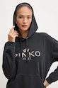 Bavlněná mikina Pinko černá 104388.A27V
