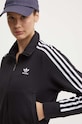 Mikina adidas Originals Knitted Track Top čierna IY7278