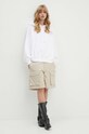 Хлопковая кофта Moschino Jeans 1701.8233 белый AW24