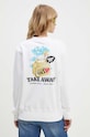Odzież Moschino Jeans bluza bawełniana 1706.8233 biały