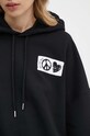 Бавовняна кофта Moschino Jeans 1705.8233 чорний