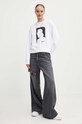 Karl Lagerfeld Jeans felső 245J1806 fehér AW24