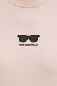 Bavlněná mikina Karl Lagerfeld 245W1813 růžová