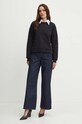Karl Lagerfeld bluza 245W1814 negru AW24
