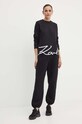 Mikina Karl Lagerfeld 245W1815 čierna AW24