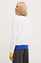 Îmbrăcăminte United Colors of Benetton hanorac de bumbac 3J68D107Z alb