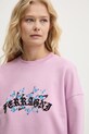 Хлопковая кофта Chiara Ferragni фиолетовой 77CBIK08