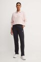 adidas bluza bawełniana All SZN IY6795 różowy AW24