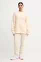 Bavlnená mikina EA7 Emporio Armani PJOPZ.6DUM14.1713 béžová AW24