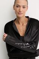EA7 Emporio Armani bluza welurowa czarny TJZDZ.6DTM27.1200