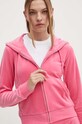 Одяг Велюрова кофта Juicy Couture JCAP176.679 рожевий