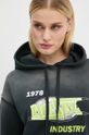 Bavlnená mikina Diesel F-BUXT-HOOD-P2 čierna A15386.0PHAQ