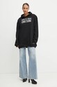 Versace Jeans Couture hanorac de bumbac 77HAIL03.CF00L negru AW24