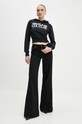 Versace Jeans Couture bluza bawełniana 77HAIE07.CF00E czarny AW24