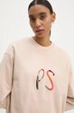 PS Paul Smith hanorac de bumbac bej W2R.352V.NP4786
