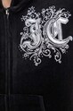 Juicy Couture bluza welurowa RENAISSANCE ROBYN HOODIE JCGAS224001.101 czarny
