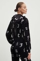 Odzież Juicy Couture bluza welurowa NALA AO DIAMANTE JCMAS224251.101 czarny