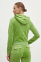 Odjeća Dukserica od velura Juicy Couture HERITAGE ROBYN HOODIE JCSEBJ007.677 zelena