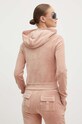 Одежда Кофта из велюра Juicy Couture HERITAGE ROBYN HOODIE JCSEBJ007.678 бежевый