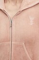 Кофта из велюра Juicy Couture HERITAGE ROBYN HOODIE JCSEBJ007.678 бежевый