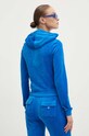 Oblečení Velurová mikina Juicy Couture HERITAGE ROBYN JCSEBJ007.233 modrá
