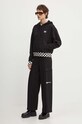 Vans hanorac de bumbac VN000GJ2BLK1 negru AW24