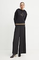 Кофта з вовною Luisa Spagnoli LIEVI 541457 чорний AW24