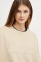 Dukserica s dodatkom vune Weekend Max Mara bež 2425926032600