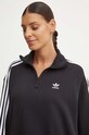 adidas Originals hanorac de bumbac negru IY7258