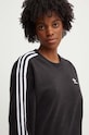 Флісова кофта adidas Originals чорний IY7271