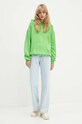 Pulover American Vintage IZU03DH24 zelena AW24