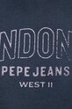 Pepe Jeans hanorac de bumbac FIORELINA PL581464 bleumarin