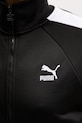 Puma Iconic T7 Track Jacket zip-up sweatshirt cotton women's 627994 black