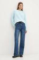 Хлопковая кофта Marc O'Polo DENIM 5000005710 голубой AW24