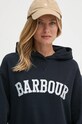 Barbour hanorac de bumbac bleumarin LOL0592