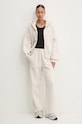 Mikina Abercrombie & Fitch KI152.4161.102 bílá AW24