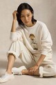 Хлопковая кофта Polo Ralph Lauren 211954860 бежевый