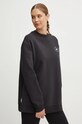 Tepláková mikina adidas by Stella McCartney bez kapucne čierna IW6321