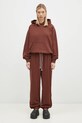 New Balance cotton sweatshirt WT41537ROK brown
