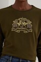 Бавовняна кофта Lauren Ralph Lauren зелений 200951351