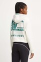 The North Face bluza bawełniana Coordinates Crop Hoodie beżowy NF0A89CKQLI1
