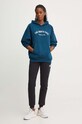 The North Face bluza Hoodie Varsity Graphic NF0A89CS1NO1 turkusowy AW24