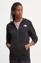 The North Face bluza Simple Dome Full Zip Hoodie czarny NF0A89EWJK31