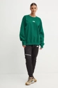 Pulover The North Face Essential Crew NF0A89EPNL11 zelena AW24