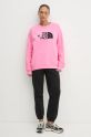 The North Face felpa in cotone TNF x Yinka Ilori NF0A89C8PIH1 rosa AW24