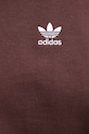 Bavlnená mikina adidas Originals IY9632 hnedá
