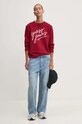 Μπλούζα Guess Jeans W4BQ17.KC811 κόκκινο AW24