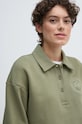 Bavlnená mikina Lacoste zelená SF2641