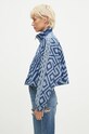 adidas Originals kurtka jeansowa x FARM Rio IW0793 niebieski AW24