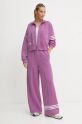 adidas Originals felpa Neuclassics CL Tracktop IW5616 violetto AW24